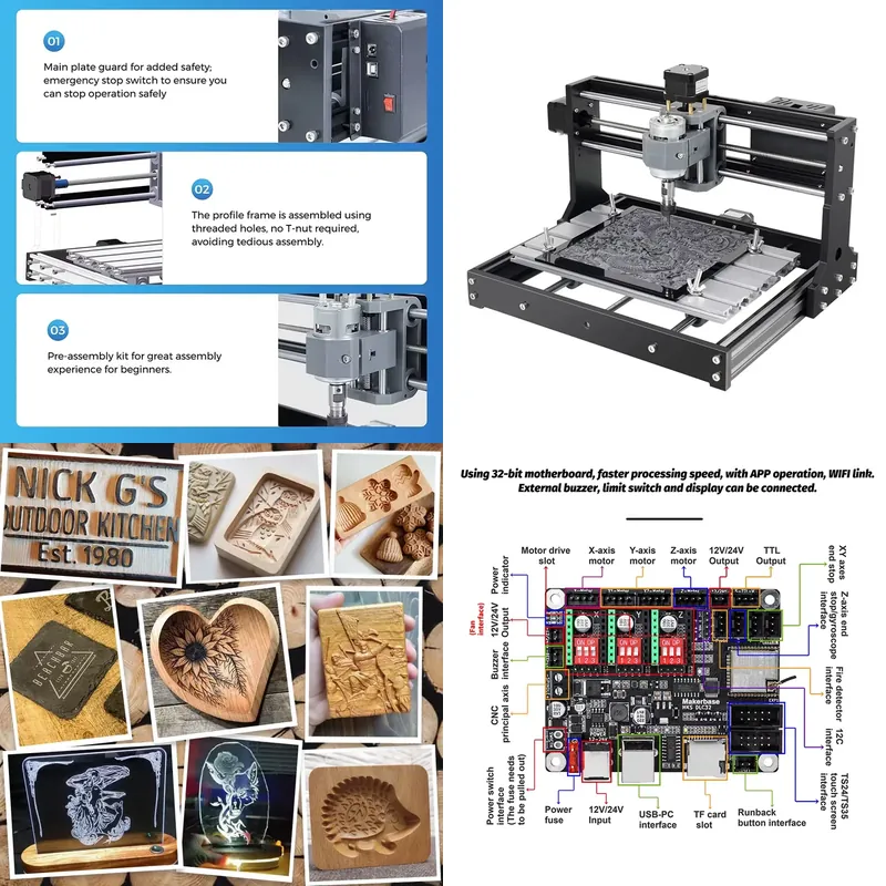Mini Laser Engraver Cnc Router - voor 3018 Mini CNC Router Machine