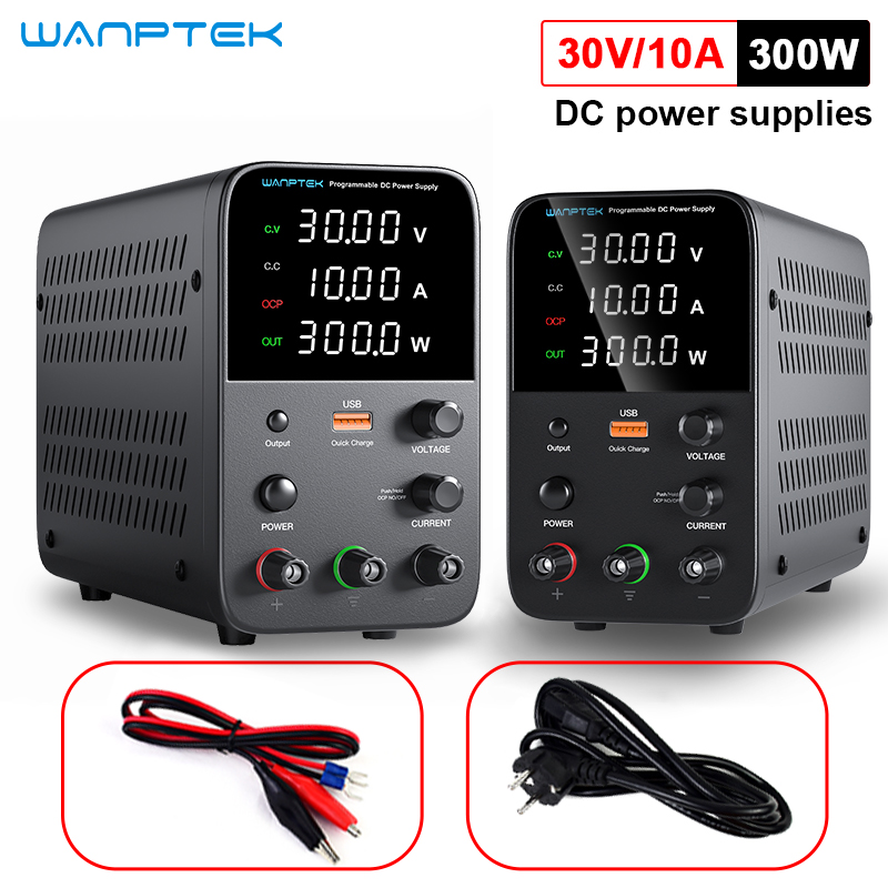 Programmable Dc Power Supply 30V 10A - Wanptek Programmeerbare DC Voeding WPS3010H Laboratorium