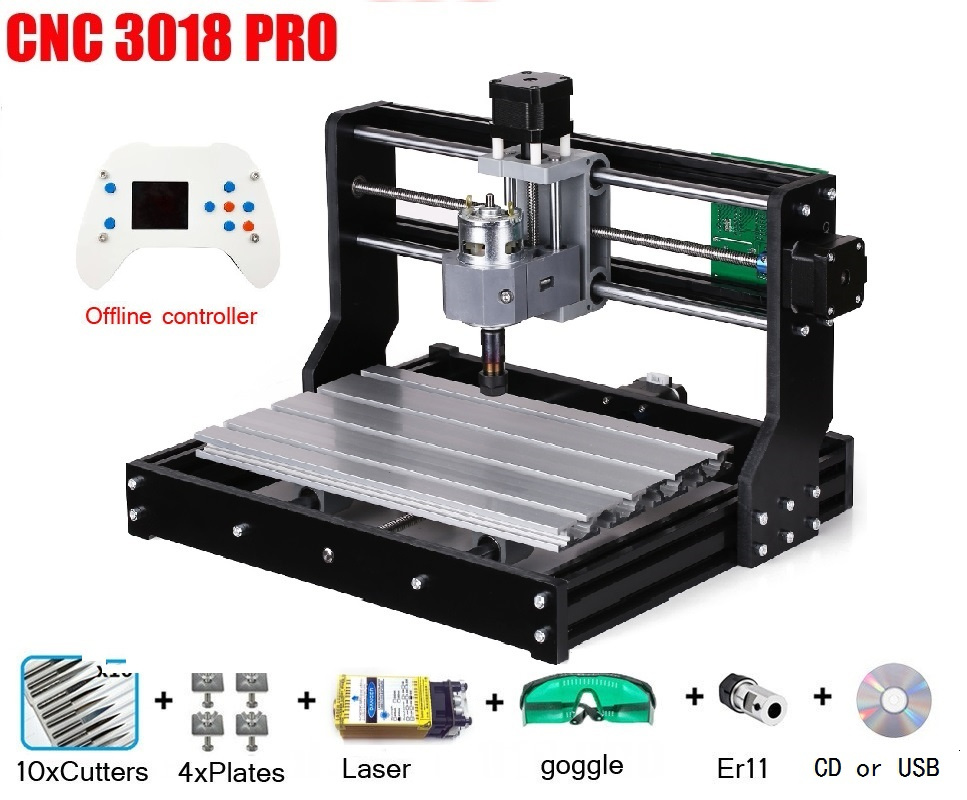 Mini Laser Engraver Cnc Router - CNC 3018 PRO Lasergraveermachine Hout CNC