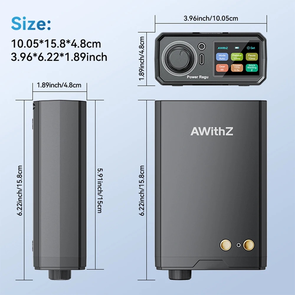 Spot Welder 18650 Battery Pack - Awithz UK3 Draagbare Accu Puntlasapparaat DIY