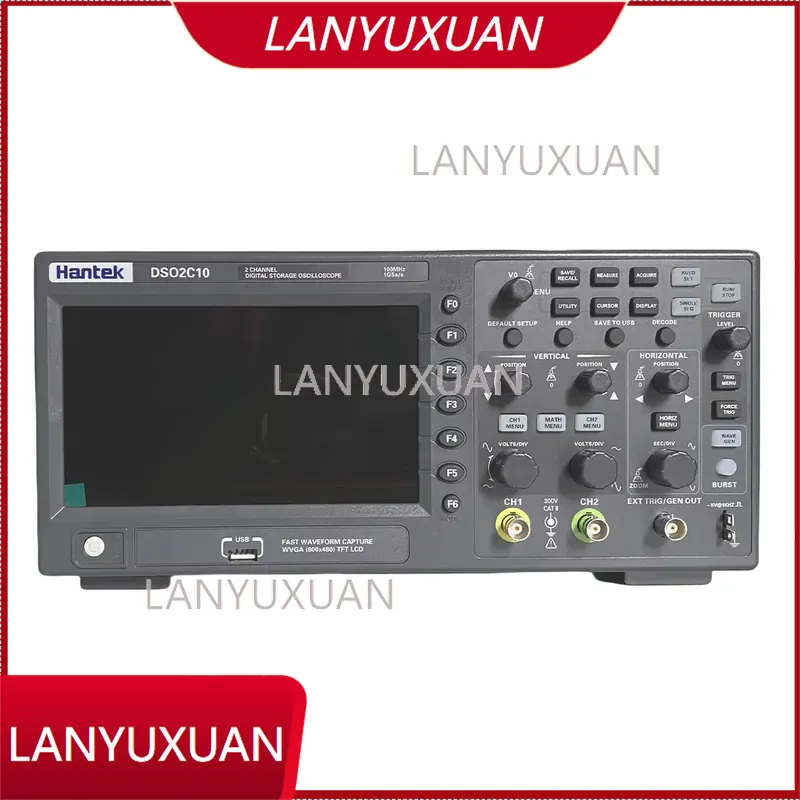 Digital Storage Oscilloscope 100Mhz - Hantek DSO2C10 Digitale Opslagoscilloscoop 100MHz Bandbreedte