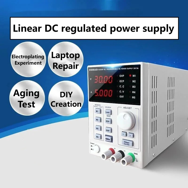 30V 60V 2A 3A 5A 10A Lineaire  - Programmable Dc Power Supply 30V 10A recensie en prijs