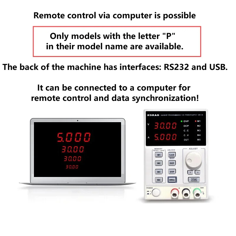 30V 60V 2A 3A 5A 10A Lineaire  - Programmable Dc Power Supply 30V 10A recensie en prijs