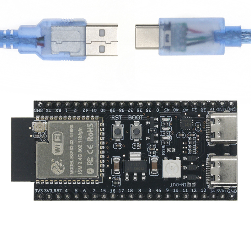 ESP32 S3 ontwikkelborden met u - Esp32 S3 Development Board Lot recensie en prijs