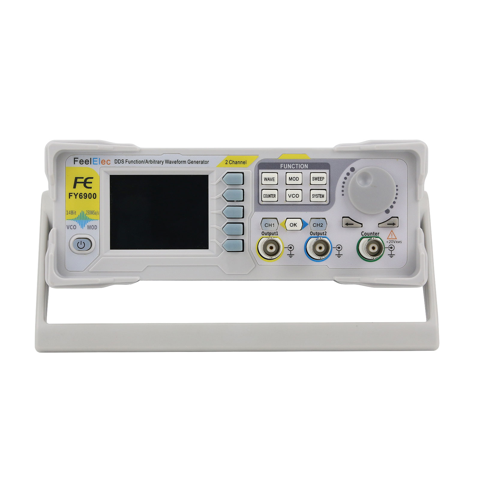 FY6900-50M 50MHz 2-kanaals fun - Function Arbitrary Waveform Generator recensie en prijs