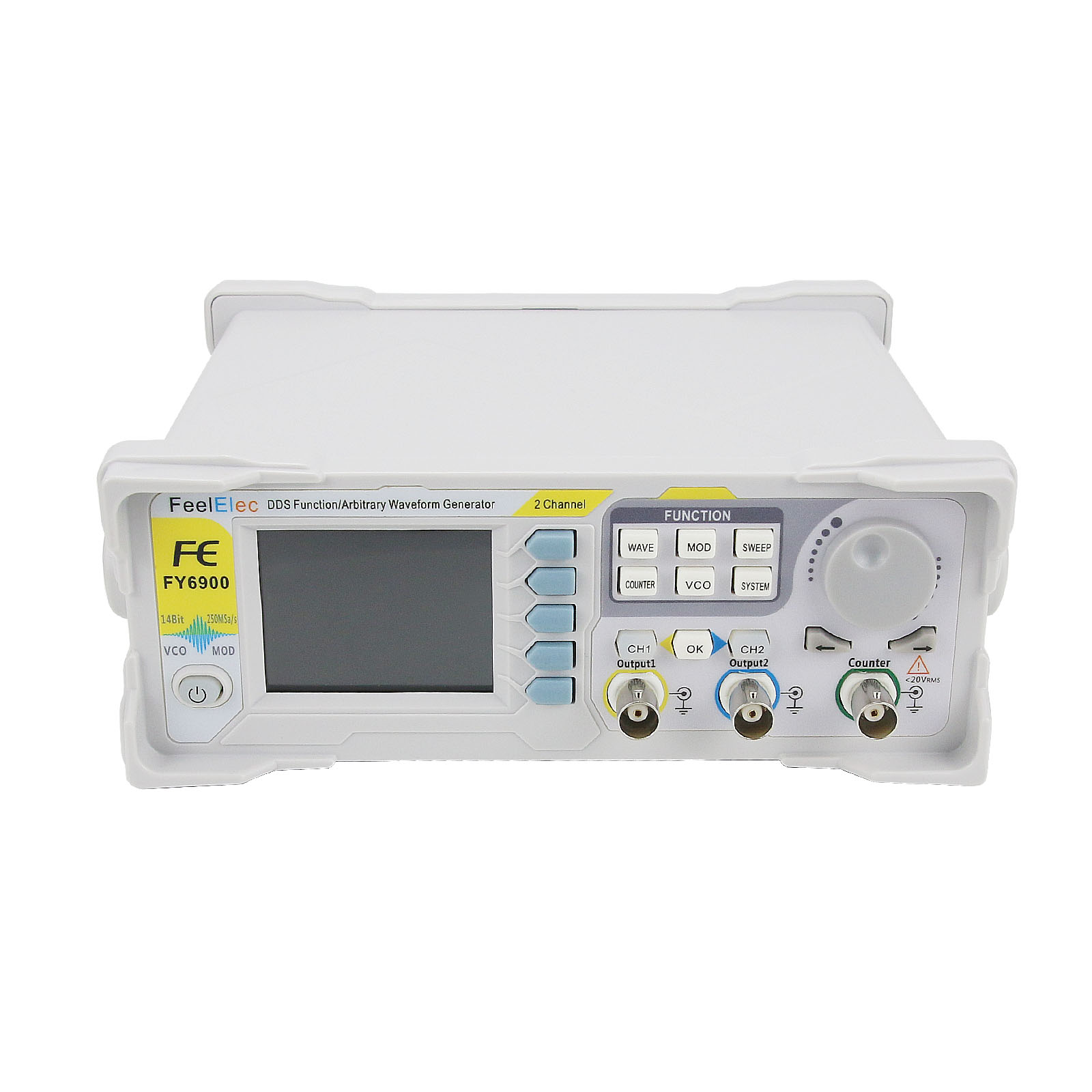FY6900-50M 50MHz 2-kanaals fun - Function Arbitrary Waveform Generator recensie en prijs