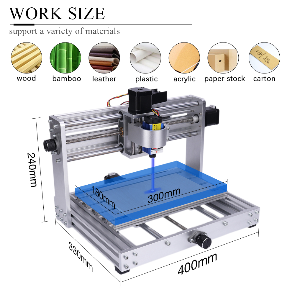 CNC 3018 Max Metaalgraveermach - Mini Laser Engraver Cnc Router recensie en prijs