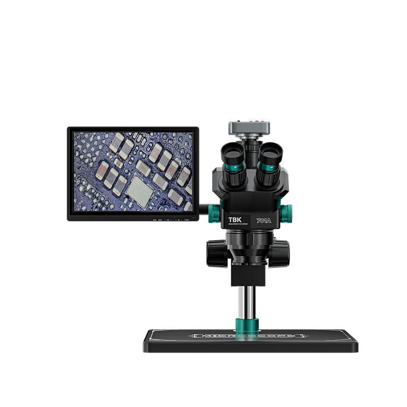 TBK 701A Trinoculaire Stereomi - Stereo Trinocular Microscope Pcb recensie en prijs