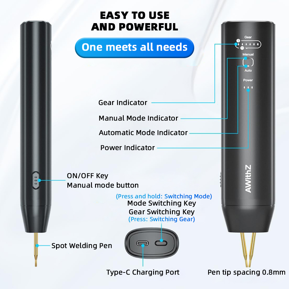 Awithz Draagbare Batterij Punt - Spot Welder 18650 Battery Pack recensie en prijs