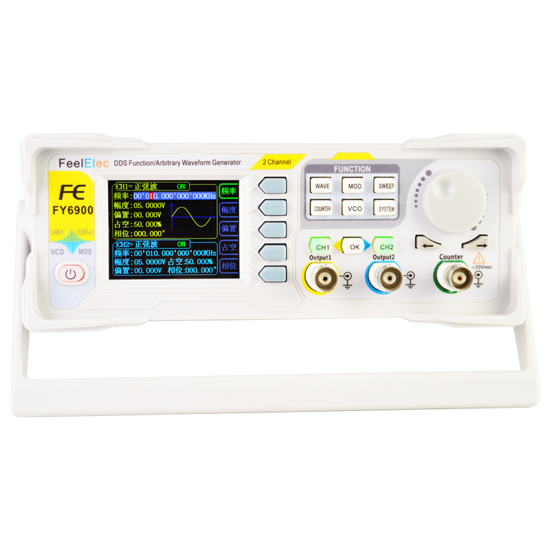 Nieuwe FY6900 60Mhz Dual Chann - Function Arbitrary Waveform Generator recensie en prijs