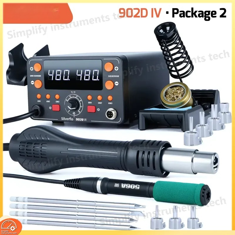 902D IV 775W Soldeerstation He - Hot Air Rework Station T12 recensie en prijs