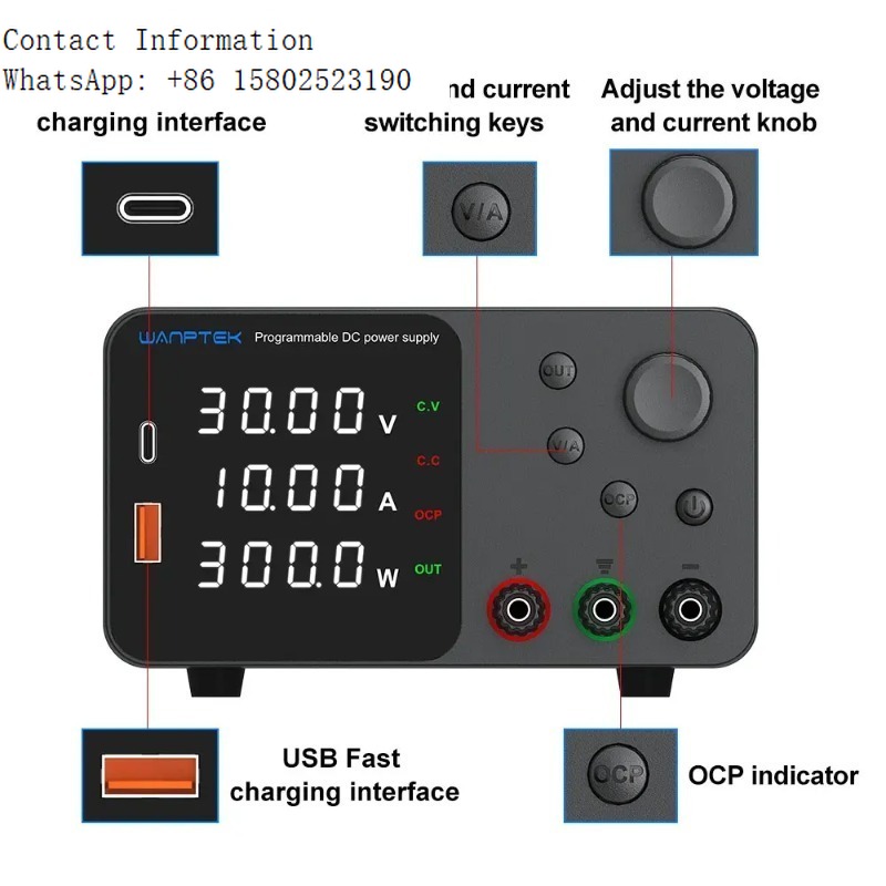 TPS3010 30V 10A Voeding Progra - Programmable Dc Power Supply 30V 10A recensie en prijs