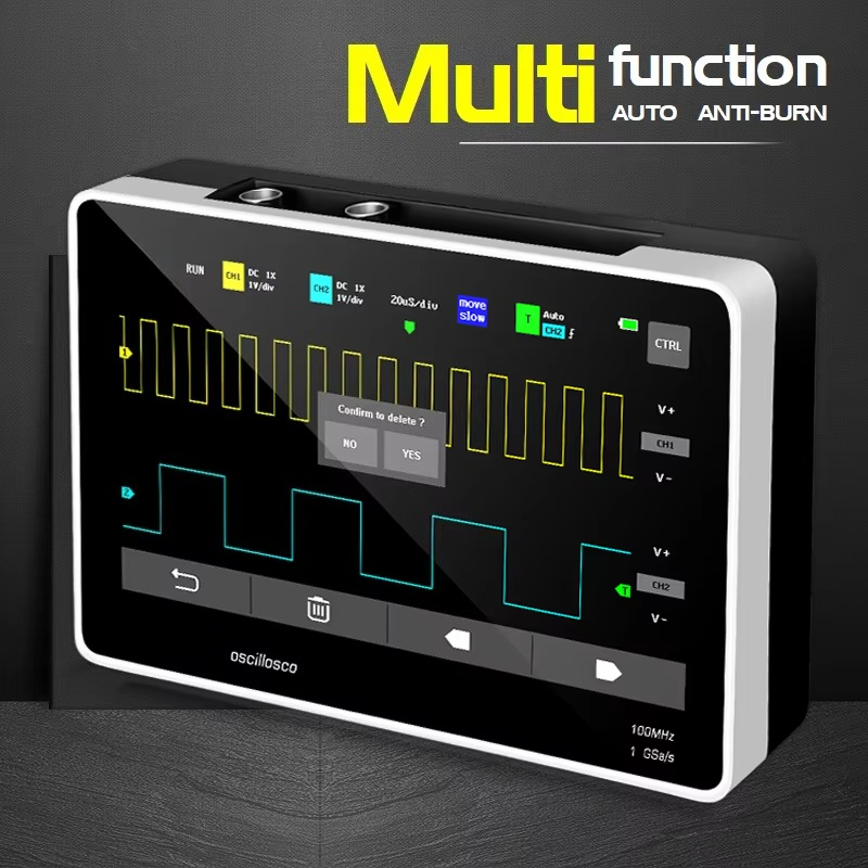 Draagbare digitale opslag-osci - Digital Storage Oscilloscope 100Mhz recensie en prijs